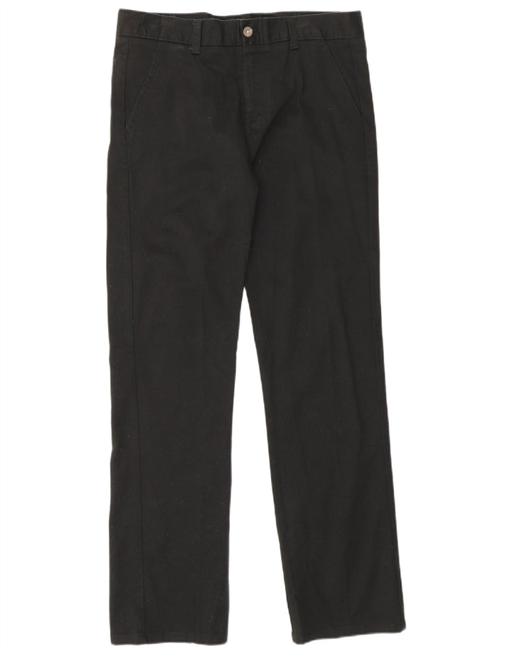 Pantaloni chino vestibilità regolare da ragazzo CHAPS 15-16 anni W29 L30 cotone nero