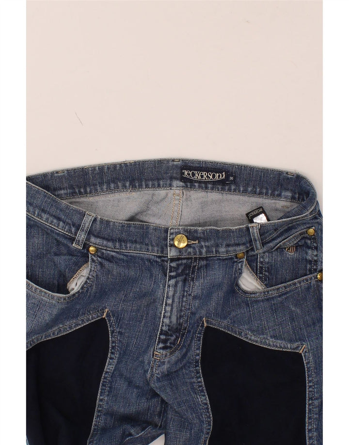 JECKERSON Womens Straight Jeans W30 L32 Blue Cotton Vintage Jeckerson and Second-Hand Jeckerson from Messina Hembry 