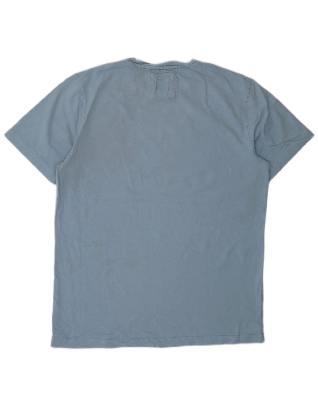 Crew Clothing T-shirt da uomo Top in cotone blu medio
