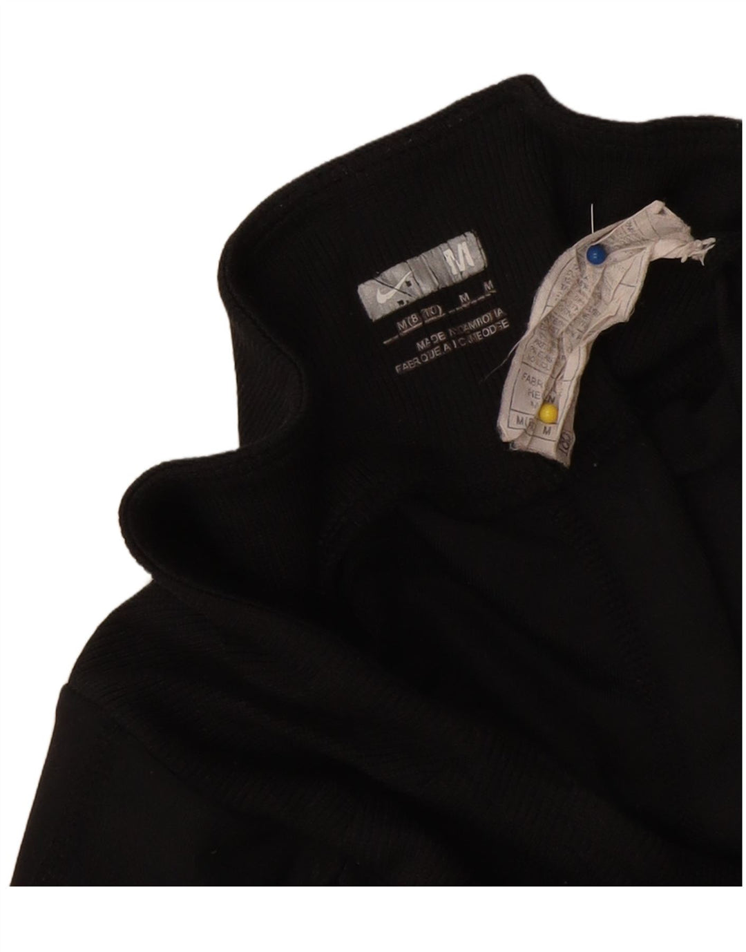 Pantaloni della tuta Nike Capri da donna US 8/10 Medium Nero Poliestere