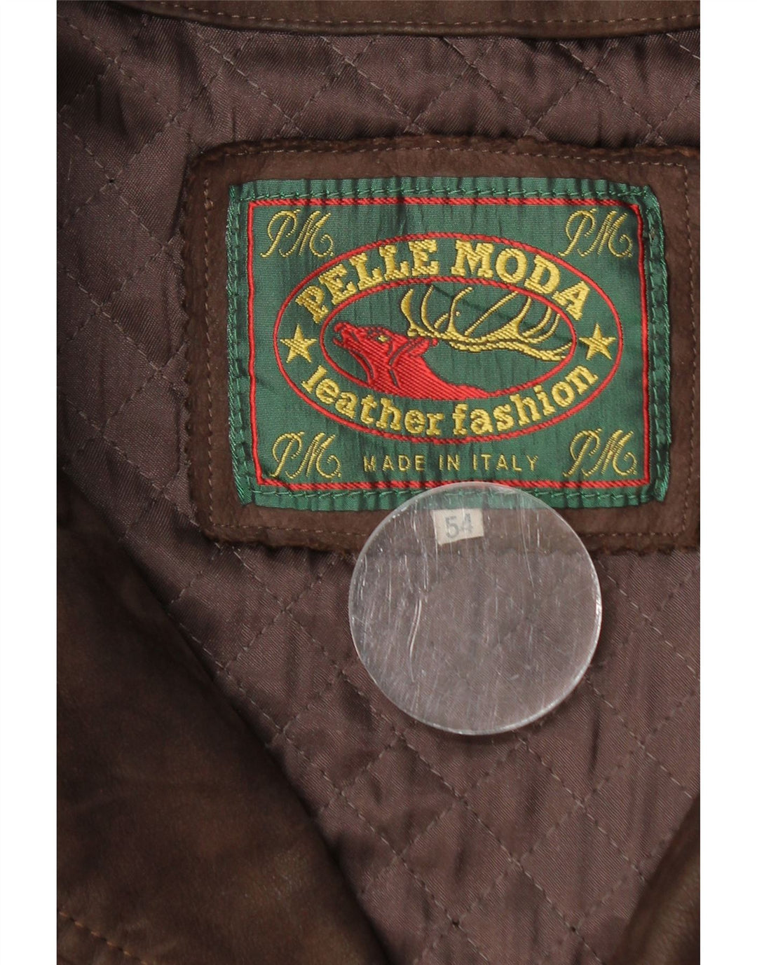 Pelle Moda Giacca in Pelle Uomo IT 54 2XL Pelle Marrone