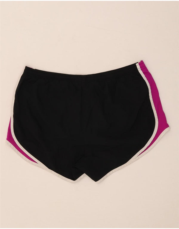 Pantaloncini sportivi Nike da donna UK 14 Medium Black Poliestere Colourblock