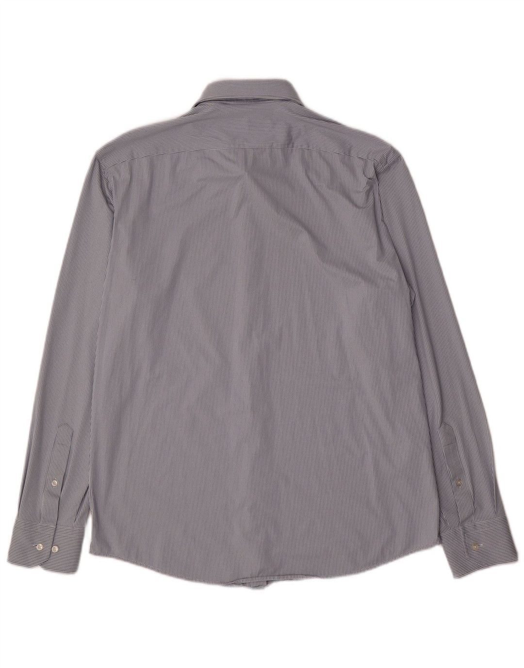 Camicia da uomo vestibilità regolare Hugo Boss taglia 41 16 grande poliammide maculato blu