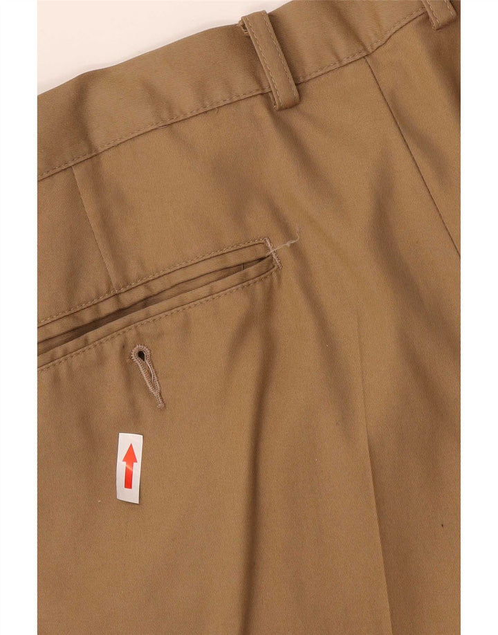 Pantaloni chino con pegging da uomo Marks & Spencer W38 L31 in cotone beige