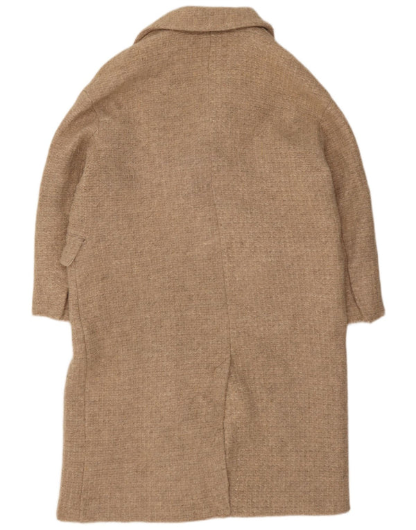 Cappotto doppiopetto da donna Zara UK 42 XL Lana beige