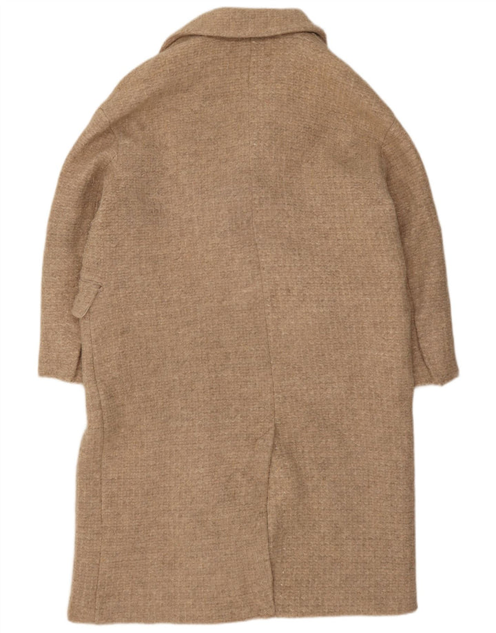 Cappotto doppiopetto da donna Zara UK 42 XL Lana beige