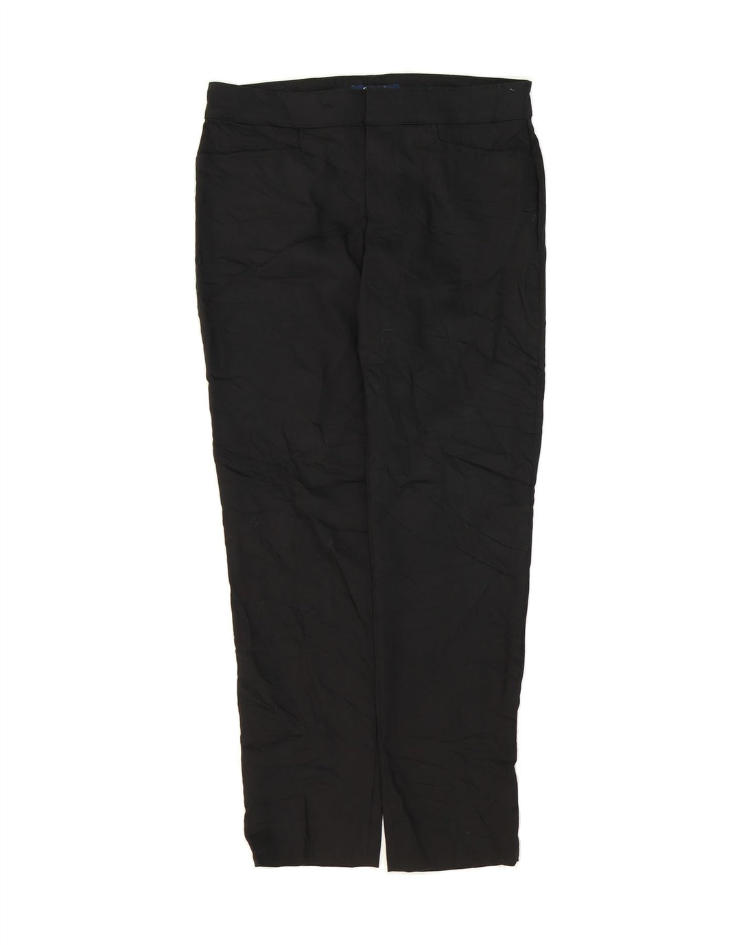CHAPS Womens Straight Casual Trousers US 6 Medium W30 L29 Black Cotton Vintage Chaps and Second-Hand Chaps from Messina Hembry 