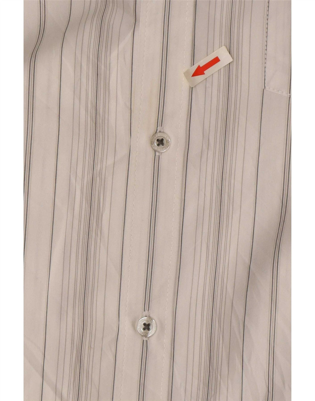 Camicia da uomo Quiksilver piccola a righe bianche