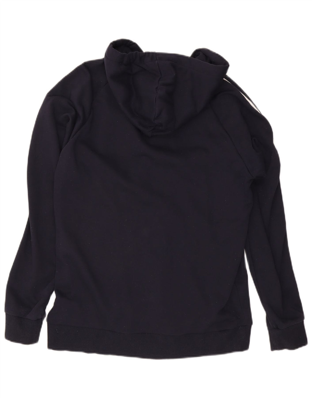 Maglione con cappuccio e zip da uomo ADIDAS grande in cotone blu navy