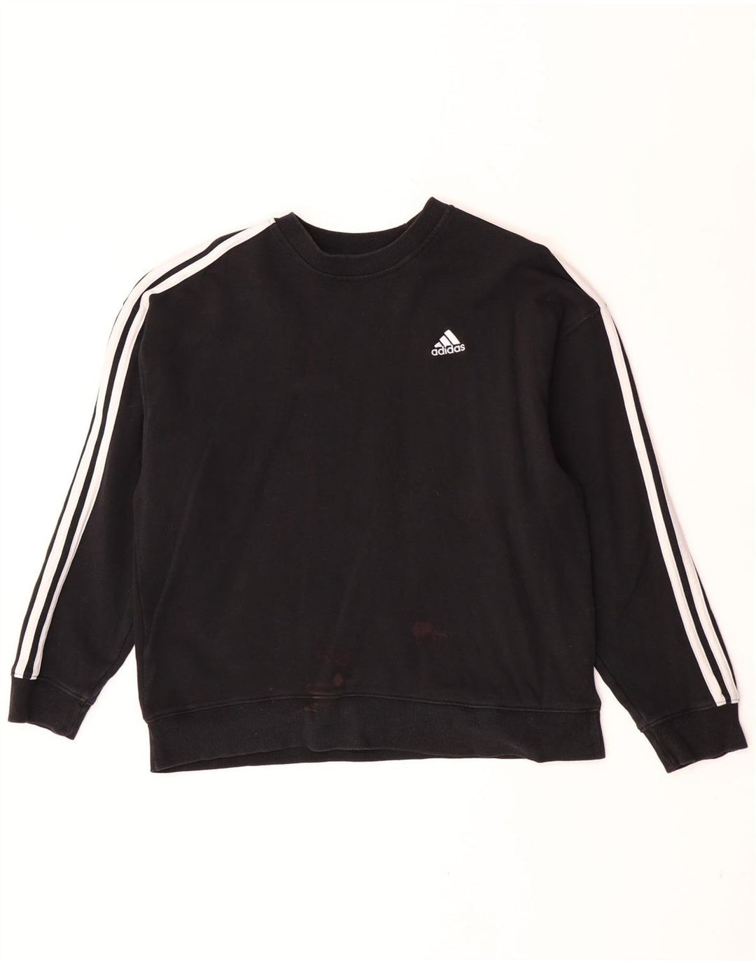 Felpa da donna Adidas Jumper UK 12/14 cotone nero medio