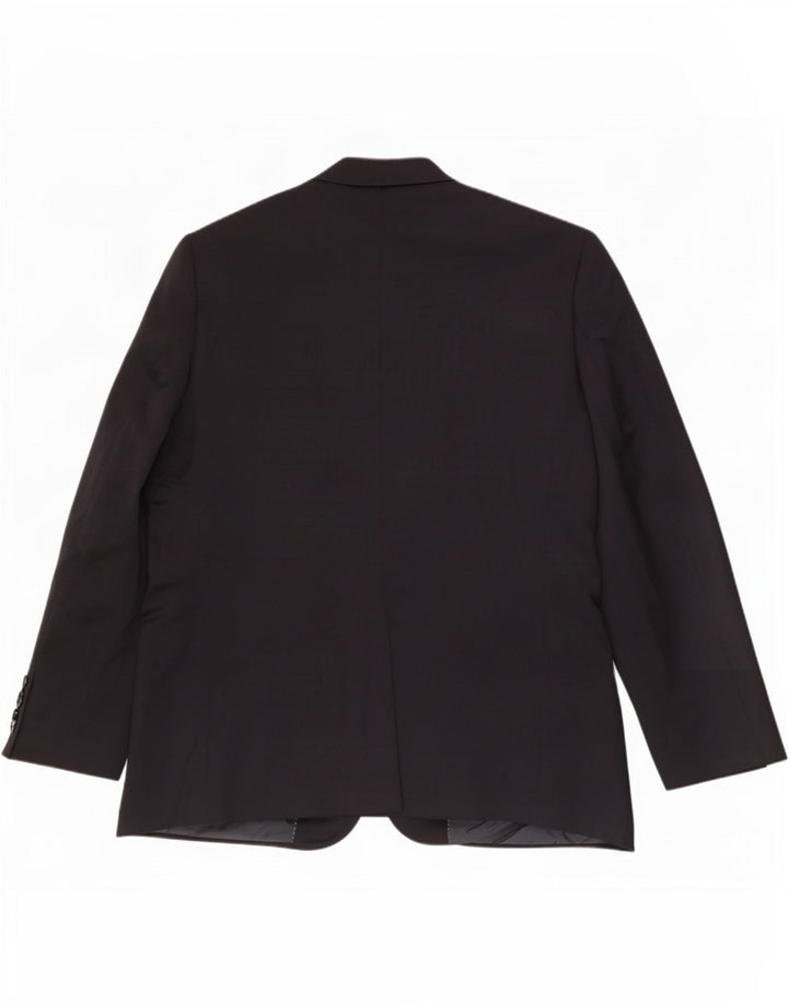 Giacca blazer lunga a 2 bottoni Marks & Spencer da uomo UK 48 2XL Blu navy