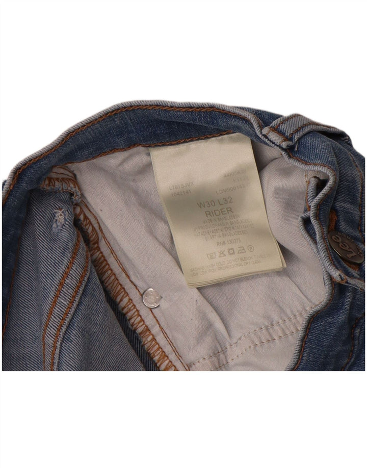 Jeans Lee Rider Slim da donna W30 L32 in cotone blu