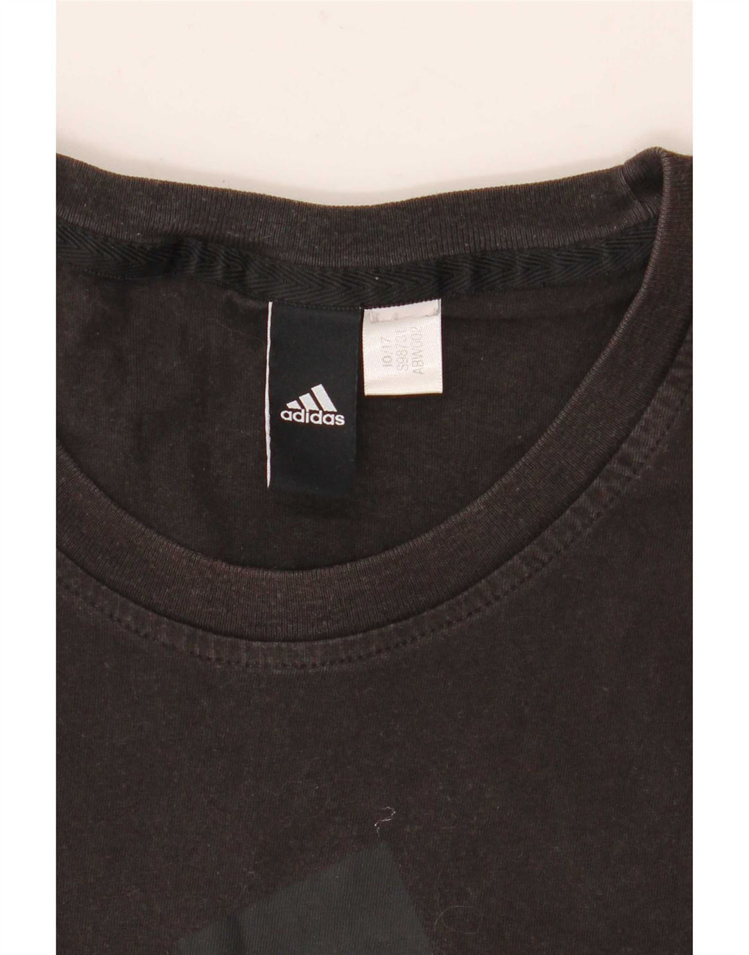T-shirt grafica da uomo Adidas Top media nera