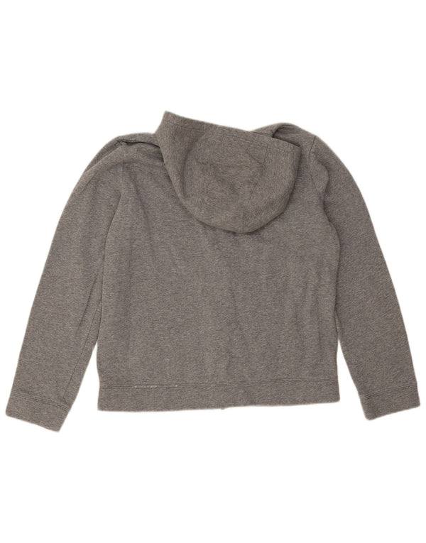 Felpa con cappuccio e zip Nike da bambino vestibilità standard 13-14 anni XL grigia