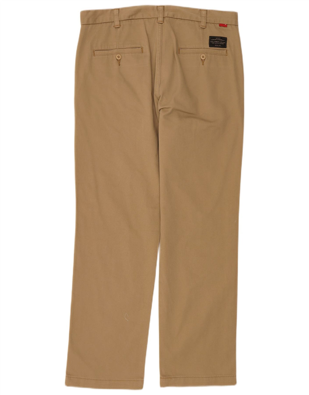 Pantaloni chino dritti da uomo Levi's W34 L29 in cotone beige