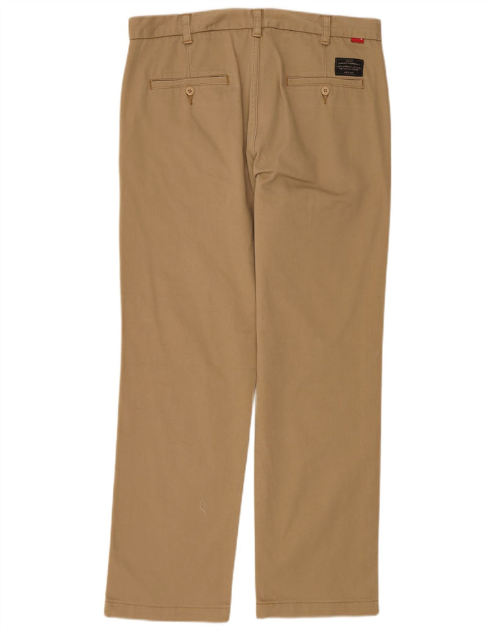 Pantaloni chino dritti da uomo Levi's W34 L29 in cotone beige