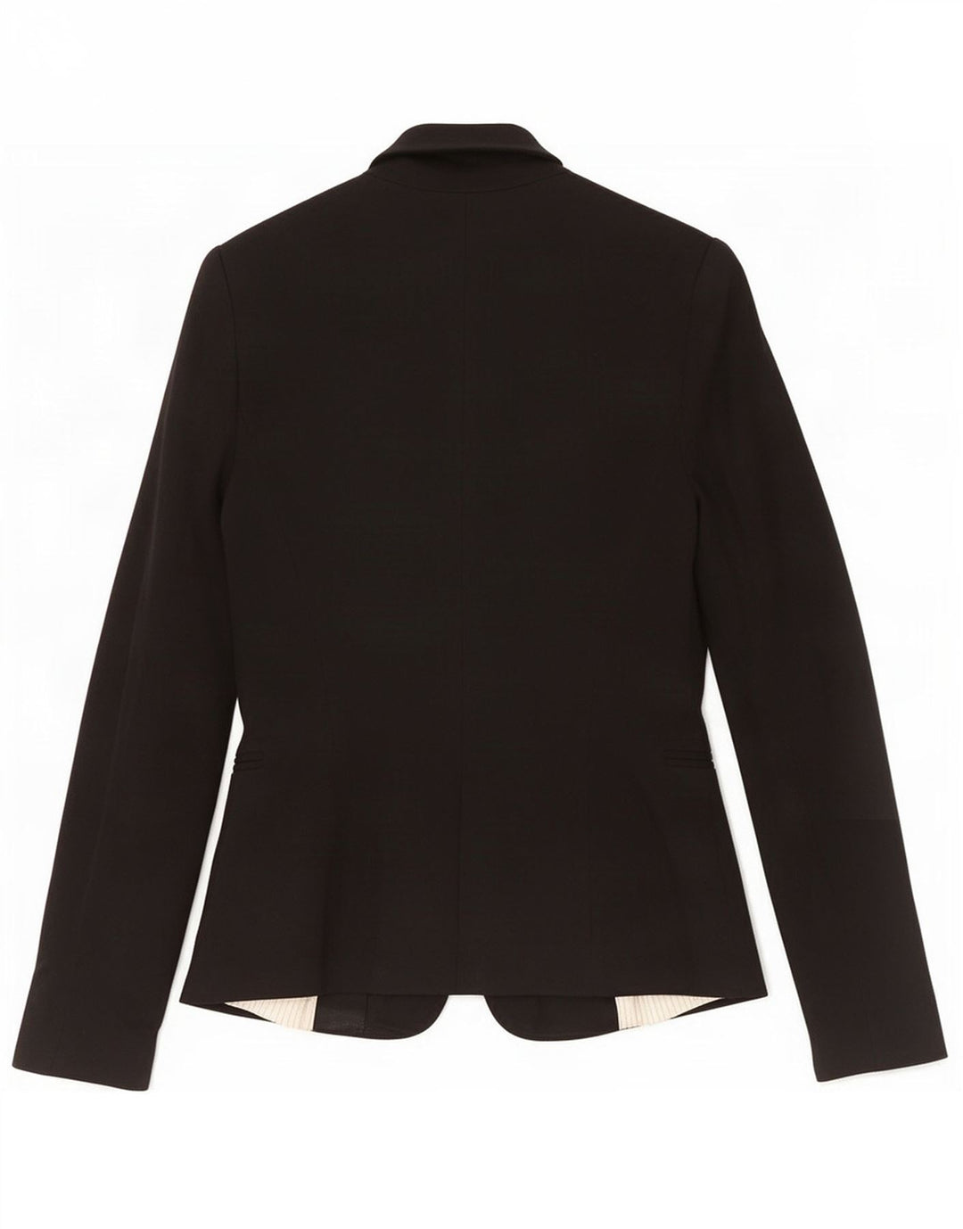 Giacca blazer a 1 bottone da donna Zara UK 10 piccola viscosa nera