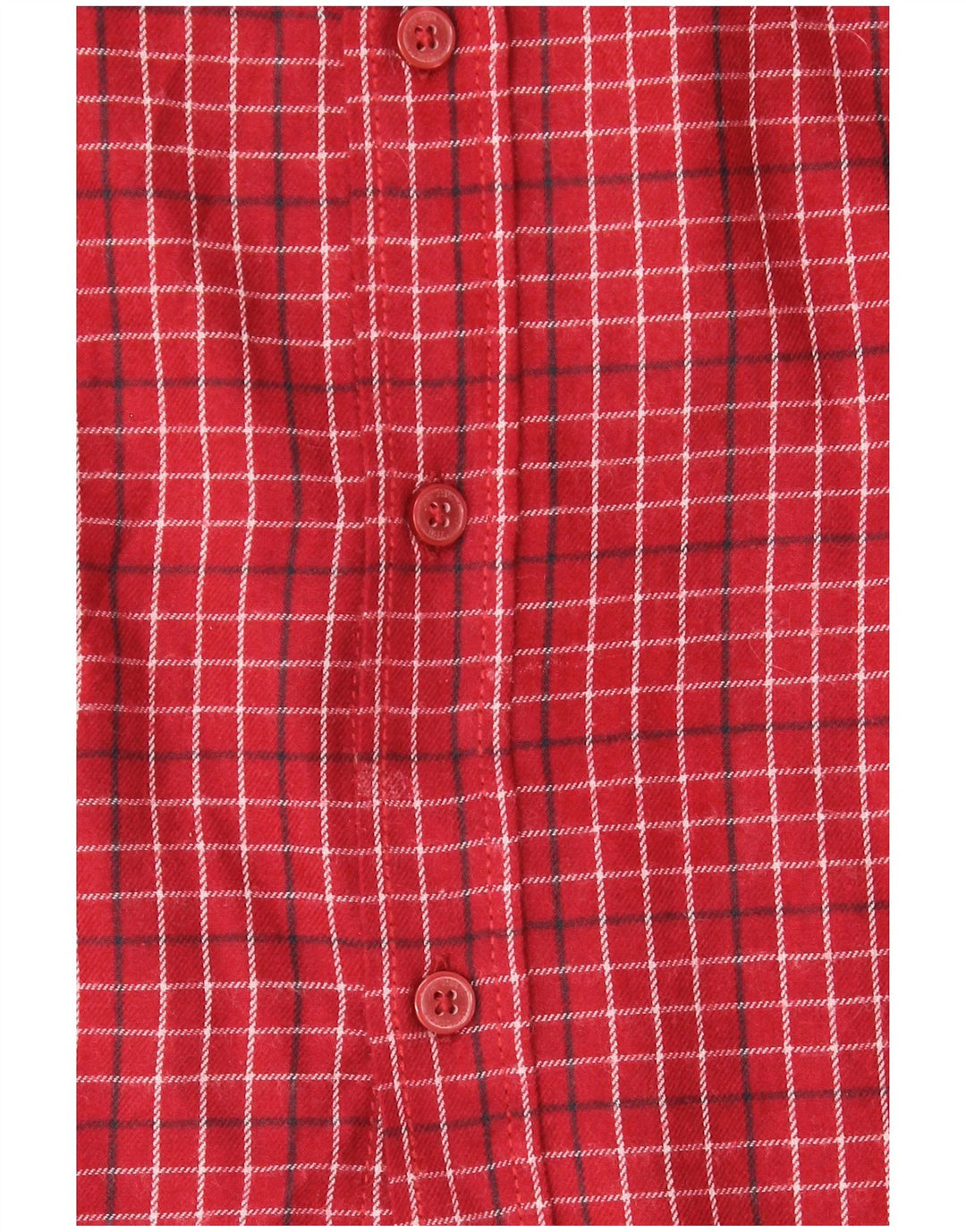 Camicia in flanella da uomo James Pringle XL poliestere a quadri rossi