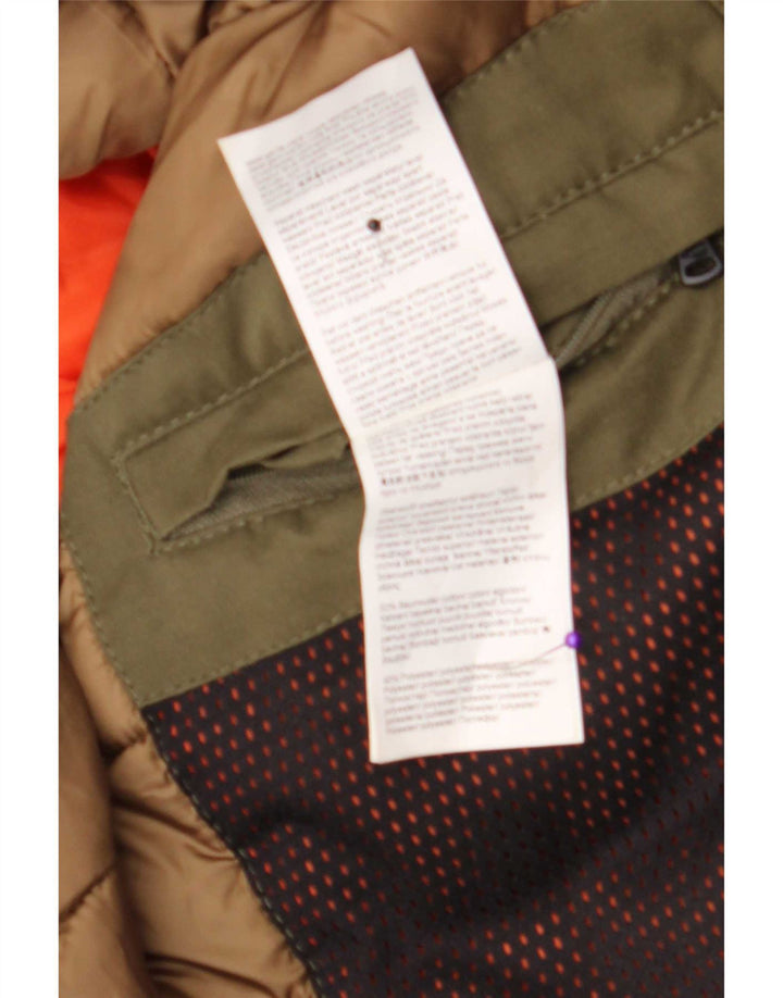 Giacca imbottita con cappuccio da uomo Camel Active IT 56 2XL Cotone kaki