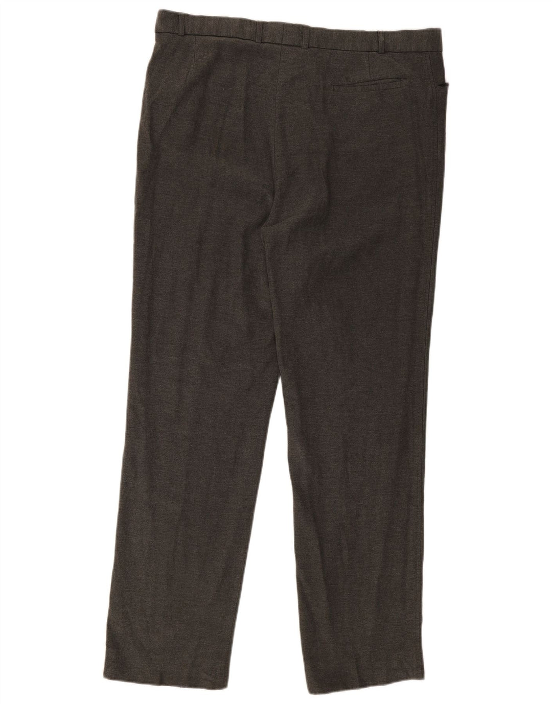 Pantaloni casual dritti da uomo Marks & Spencer W40 L33 viscosa grigia