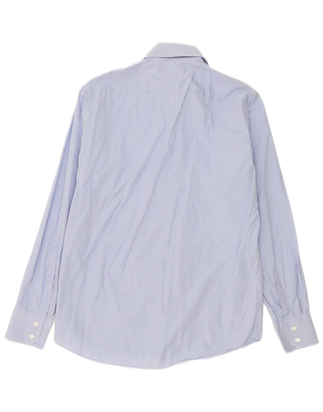Camicia da uomo Hugo Boss taglia 40 15 3/4 percalle blu medio