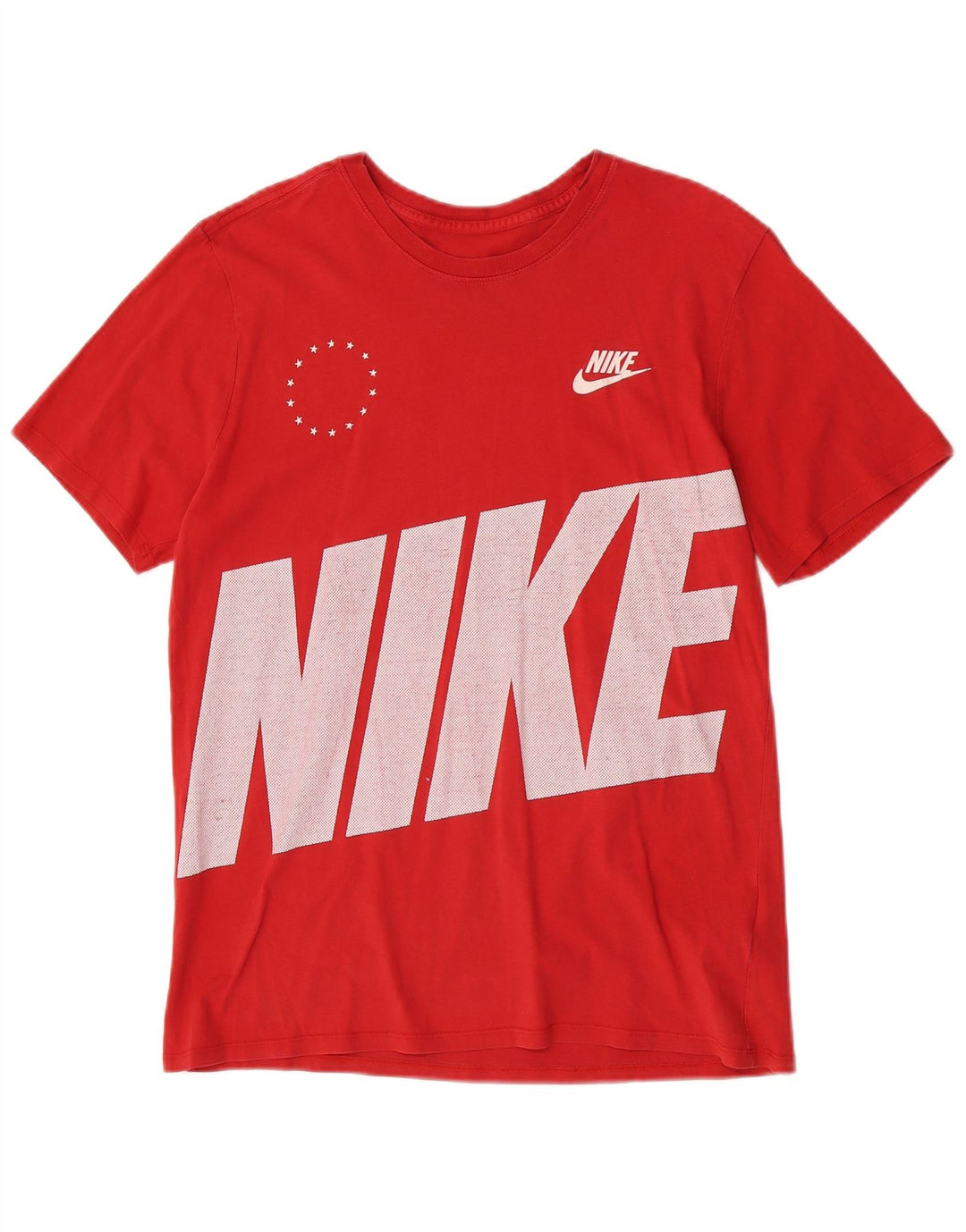 T-shirt grafica da uomo Nike Top grande in cotone rosso