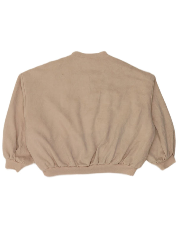 Giubbotto bomber oversize da donna Zara UK 14 Poliestere beige medio