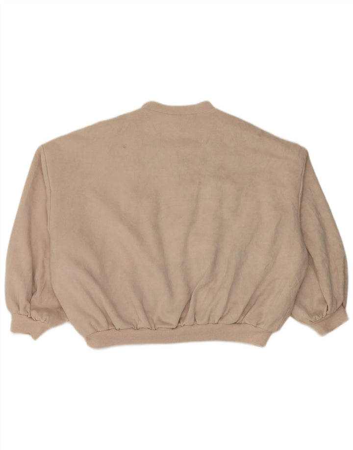 Giubbotto bomber oversize da donna Zara UK 14 Poliestere beige medio