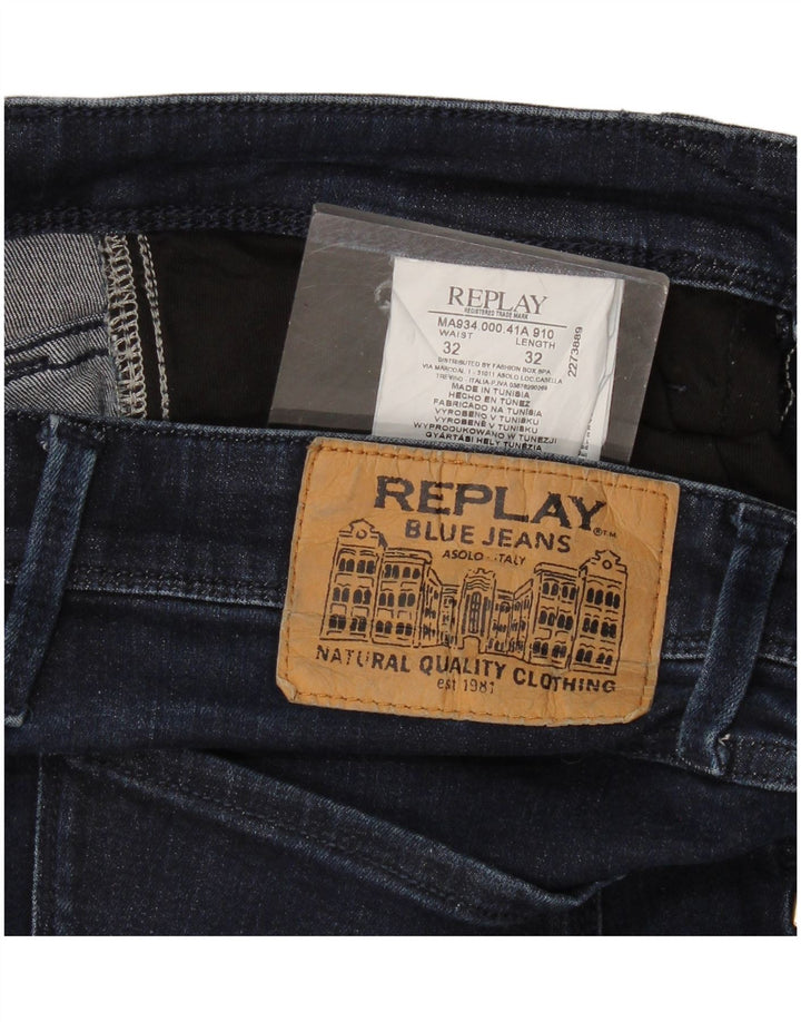Replay Jeans Bronny Super Slim da donna W32 L26 cotone blu