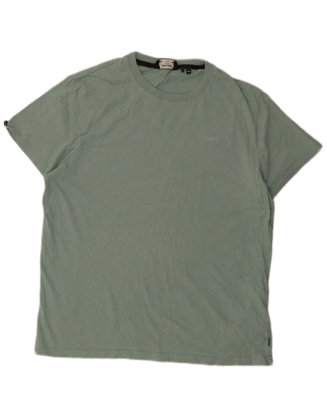 T-shirt da uomo Superdry Top 2XL in cotone verde