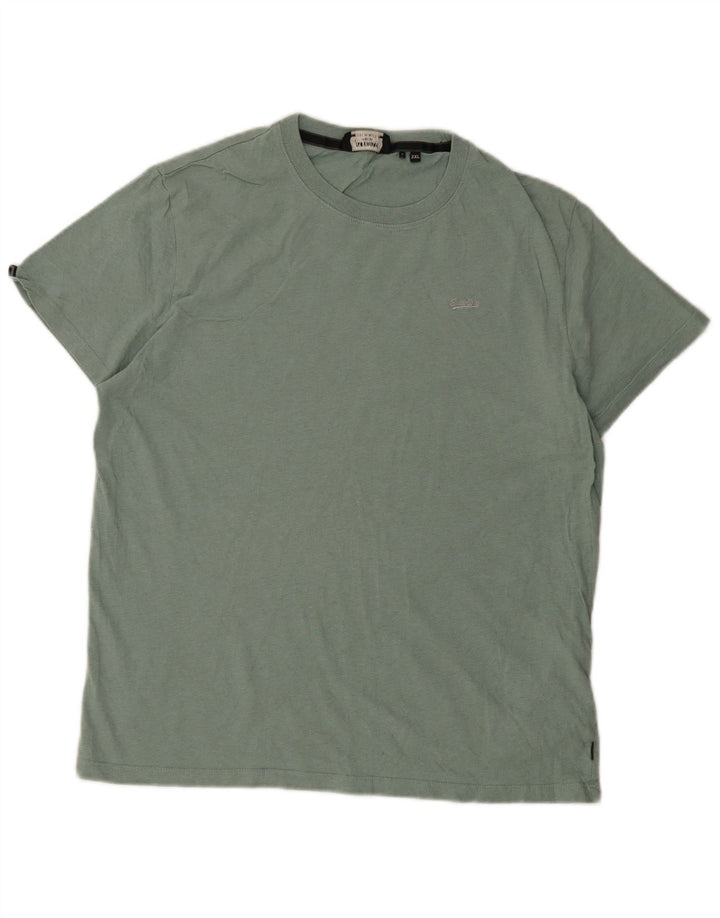 T-shirt da uomo Superdry Top 2XL in cotone verde