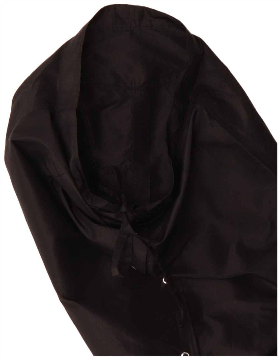 Gonna dritta a vita alta da donna vintage W28 nera media