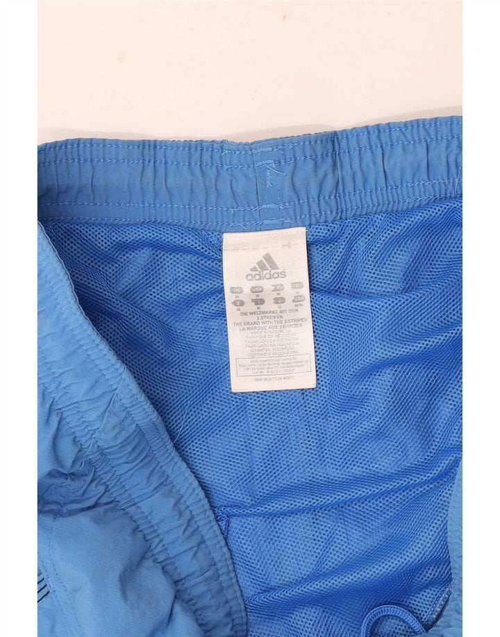 Pantaloncini sportivi Adidas da uomo blu medio in poliammide