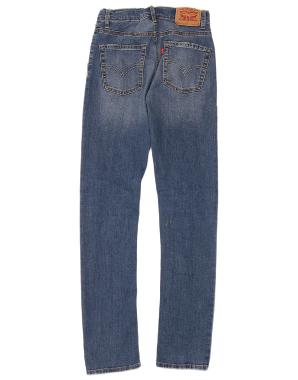 Levi's Ragazzi 510 Jeans Skinny 11-12 Anni W26 L30 Cotone Blu