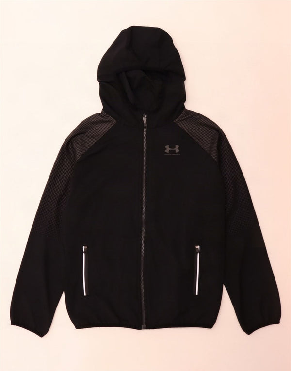 Giacca da tuta da ragazzo Loose Fit Under Armour 10-11 anni nera