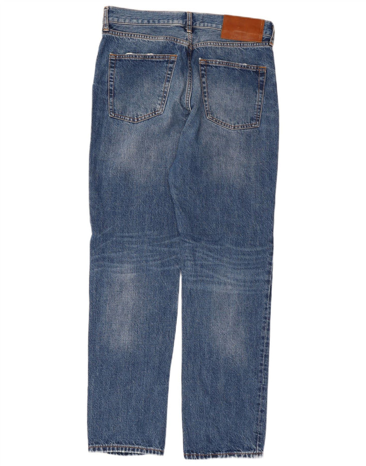 Jeans dritti da donna Zara EU 40 medio W30 L30 cotone blu