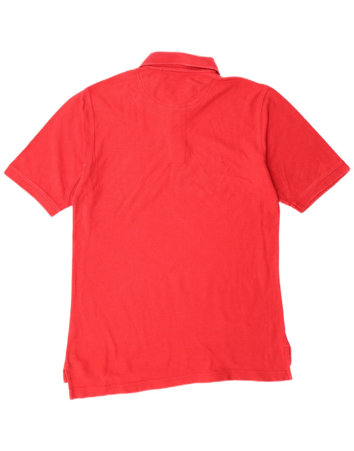 Polo da uomo Timberland in cotone rosso medio