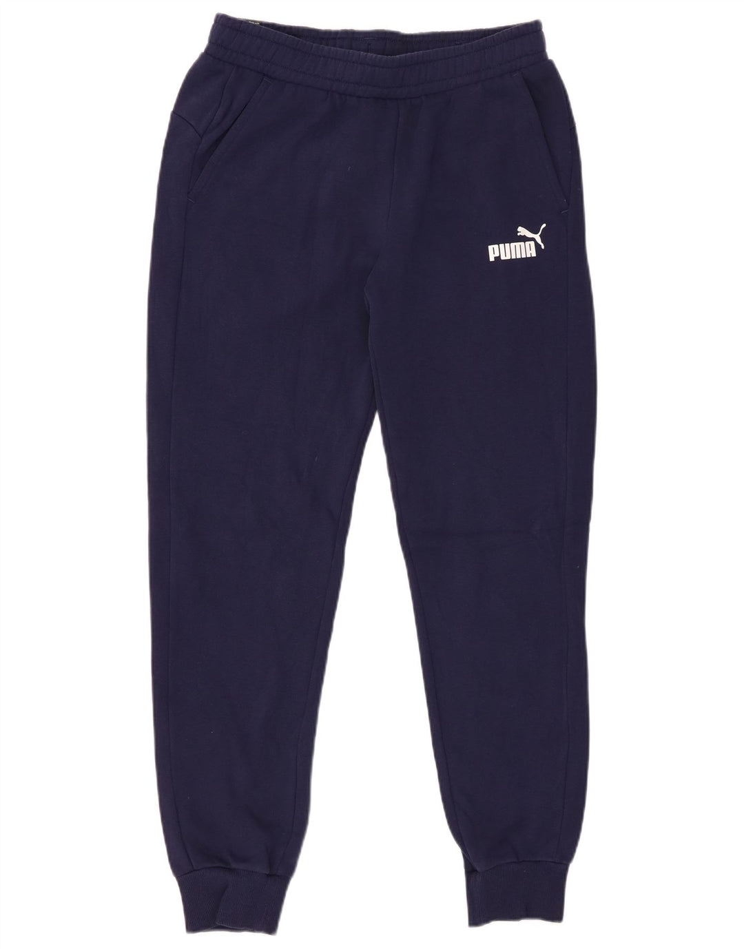 Pantaloni da tuta da uomo PUMA Joggers medi in cotone blu navy