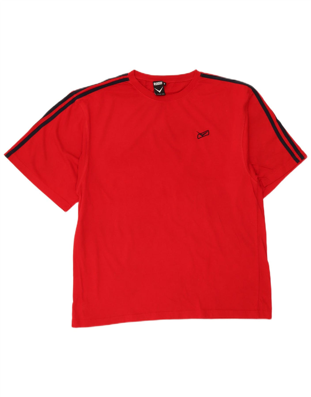 T-shirt da uomo vintage Top XL in cotone rosso