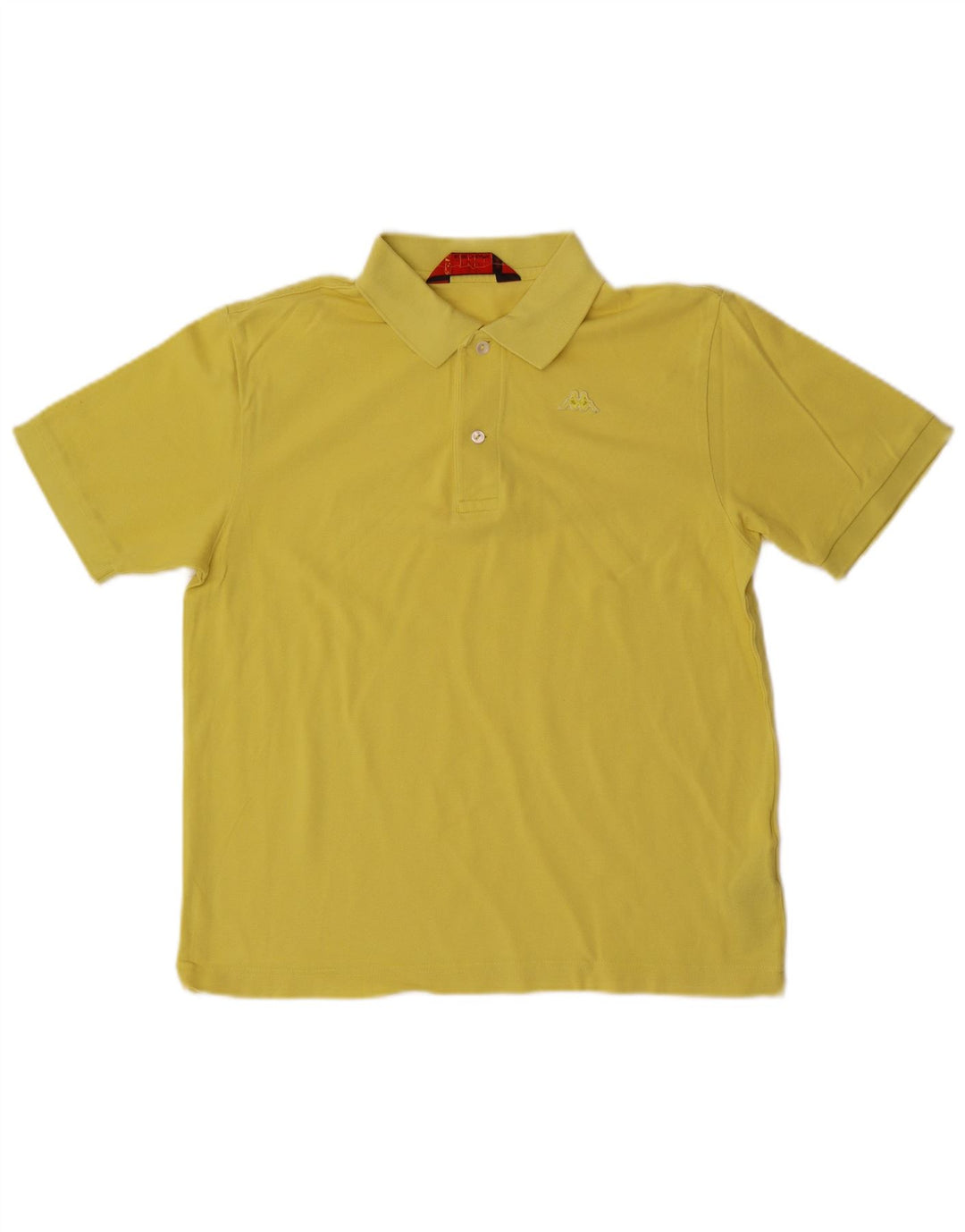 Polo Uomo Kappa Small Giallo In Cotone