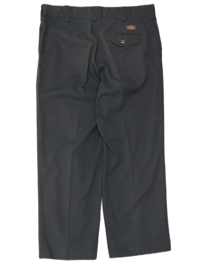 Pantaloni da abito dritti da uomo Dickies W36 L26 poliestere grigio