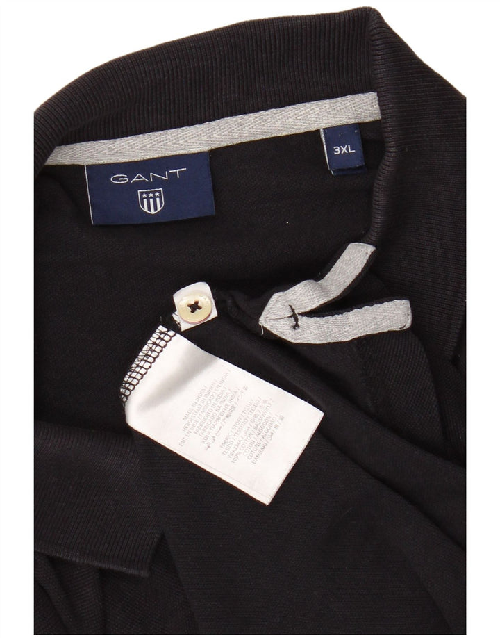 Polo da uomo GANT 3XL cotone nero