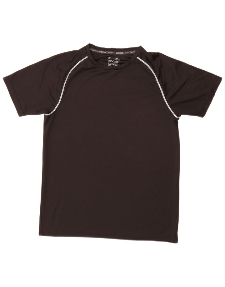 T-shirt da uomo Mountain Warehouse Top in poliestere nero medio