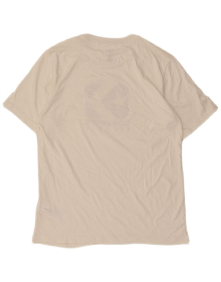 T-shirt grafica da uomo Converse Top piccola in cotone bianco