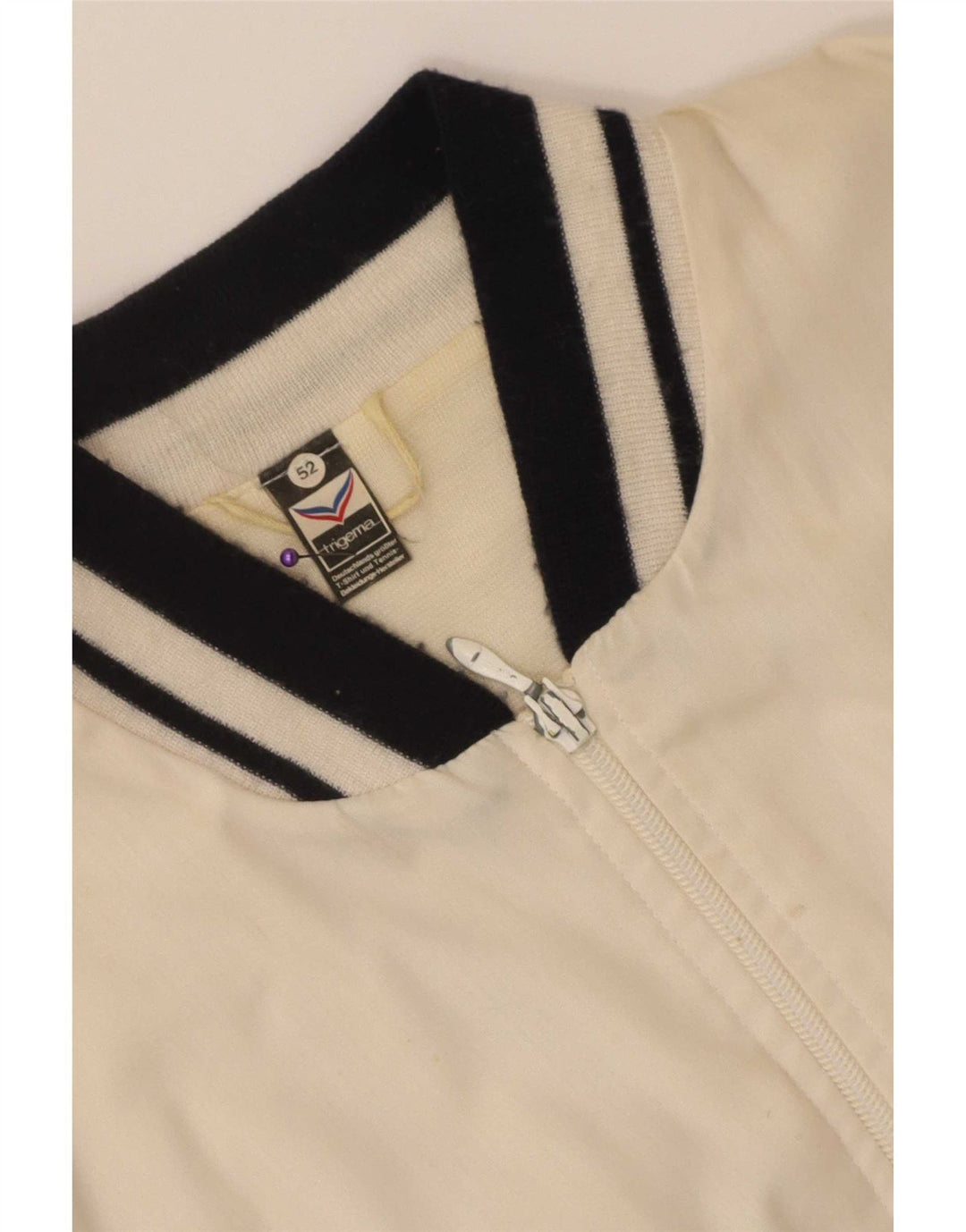 Giubbotto bomber da uomo Trigema IT 52 XL Poliestere color block bianco