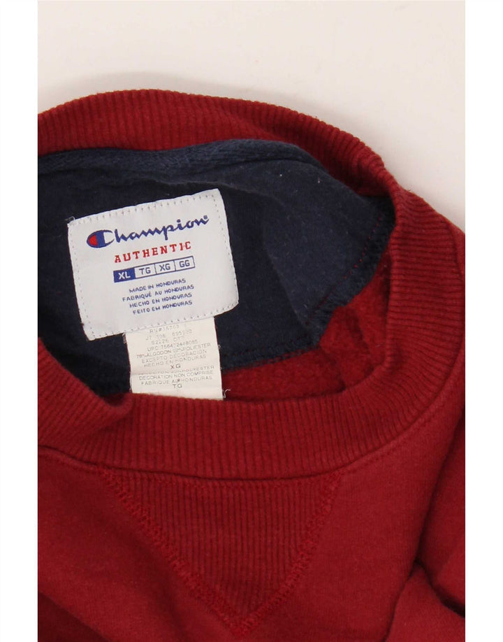 Felpa da uomo Champion Jumper XL Borgogna in cotone
