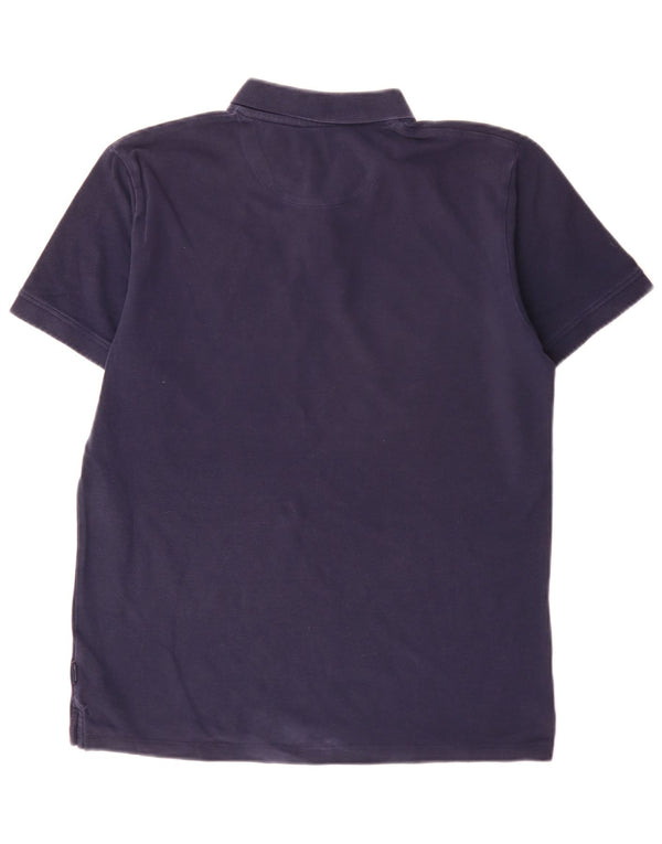Polo da uomo Wrangler grande in cotone blu navy