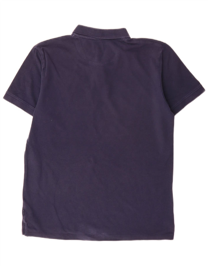 Polo da uomo Wrangler grande in cotone blu navy