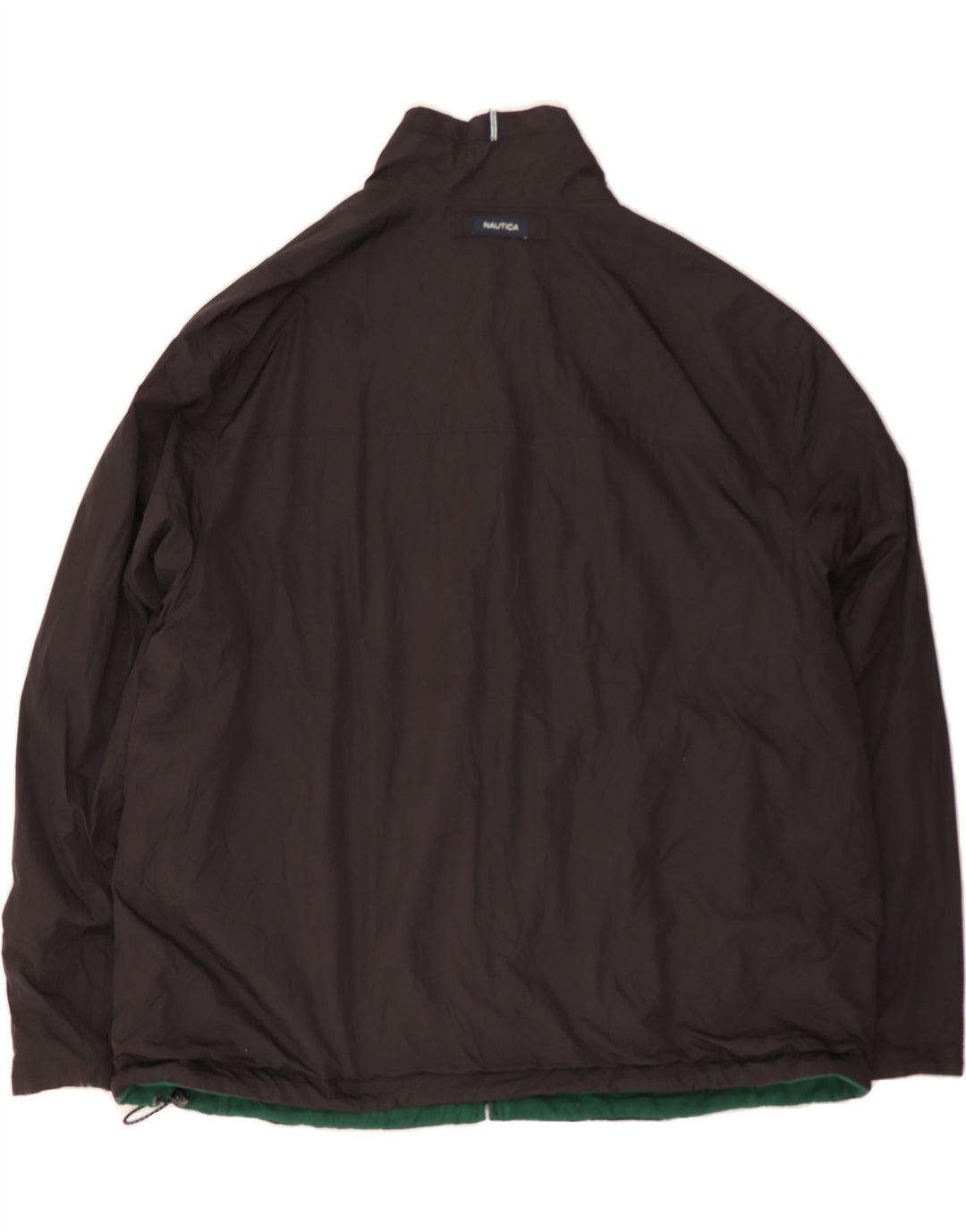 NAUTICA Mens Reversible Jacket UK 44 2XL Black Polyester Vintage Nautica and Second-Hand Nautica from Messina Hembry 