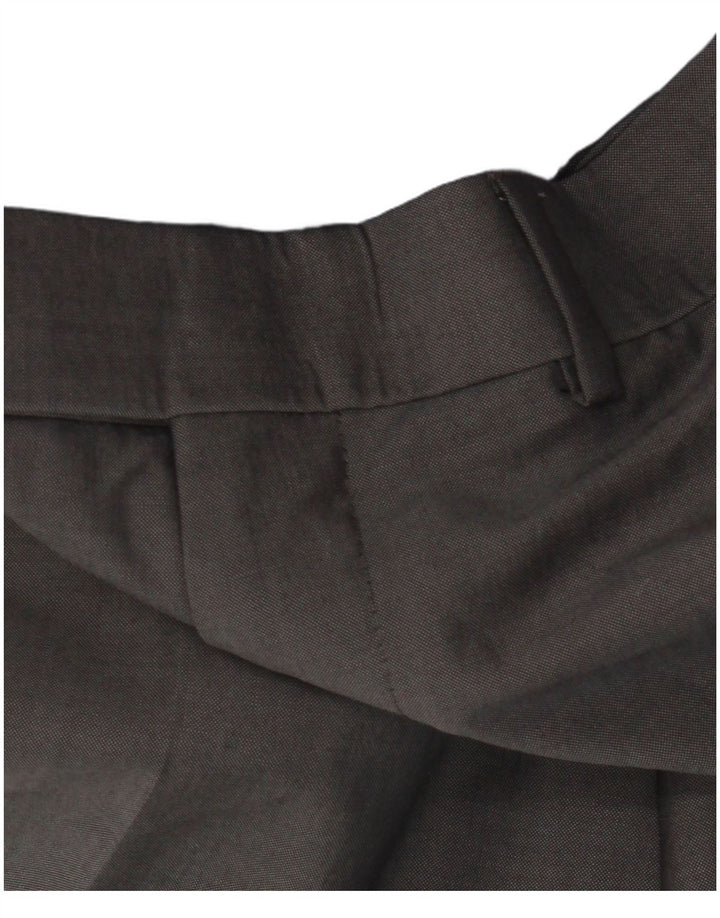 Pantaloni da abito dritti da uomo Ted Baker W33 L29 Grigi